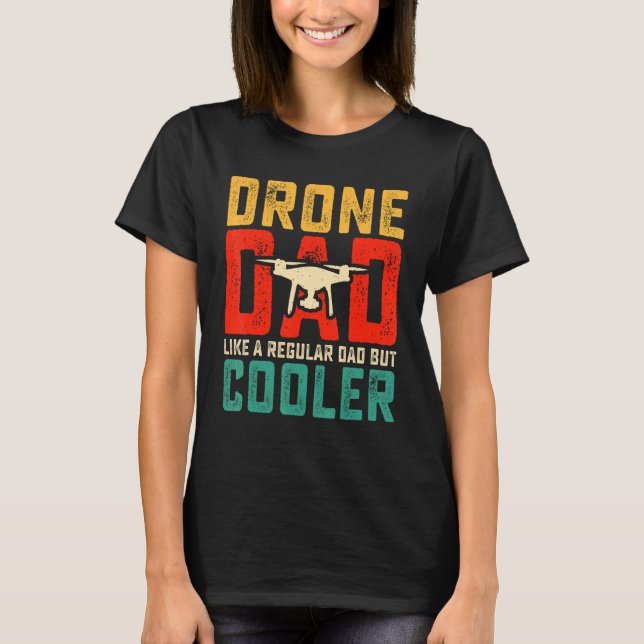 Drohnenpilot-Vater FPV-Drohnenkamera-Videoplayer Q T-Shirt (Vorderseite)