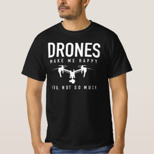 Drohnenpilot - Vor dem Frag - Quadcopter T-Shirt