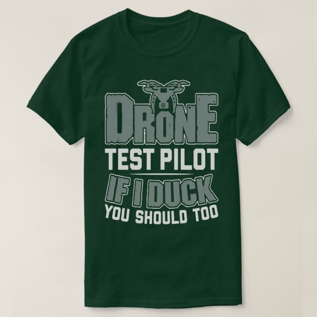 Drohnenprüfprogramm bei Enten: zu 14 T-Shirt (Design vorne)