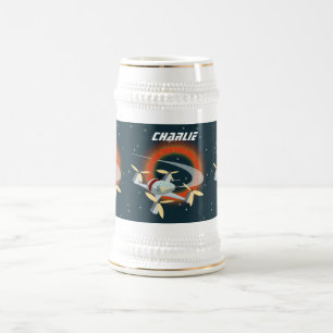 Drohnenrennen Bierglas