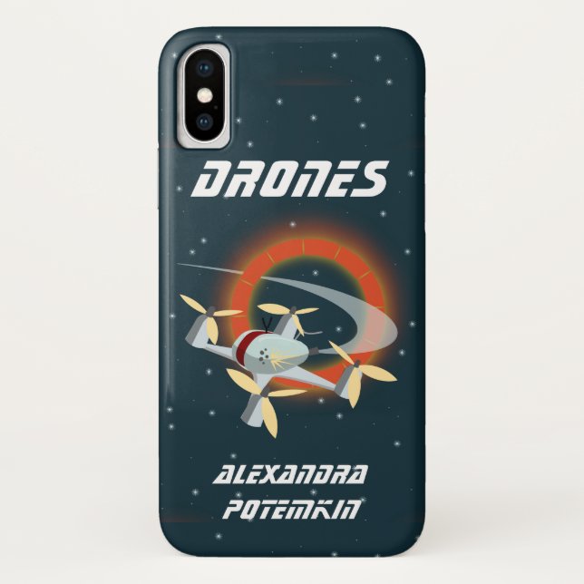 Drohnenrennen Case-Mate iPhone Hülle (Rückseite)