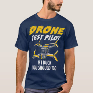 Drohnentest-Pilot, wenn Sie auch T-Shirt