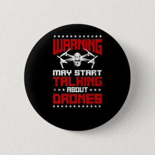 Drohnenwarnung könnte beginnen, über Dronen-Drohne Button