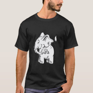 Drolliger Elefant und Faultier I Lustiges Wildtier T-Shirt
