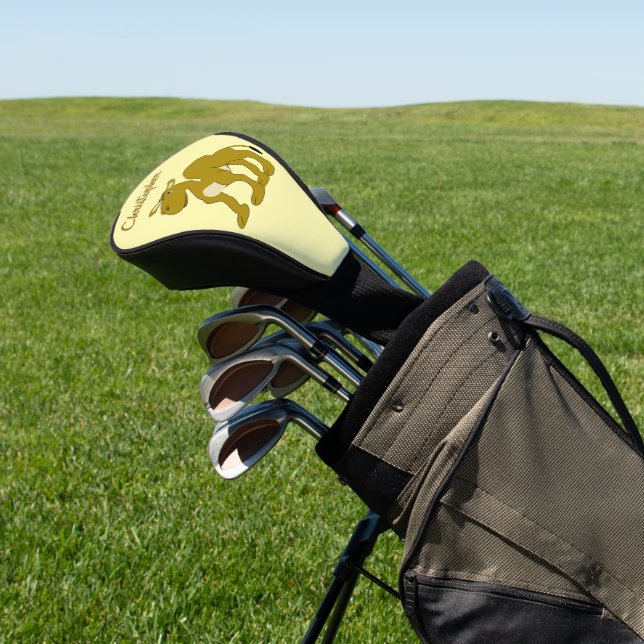 Dromedar-Kamel-Design Golf Headcover (In SItu)