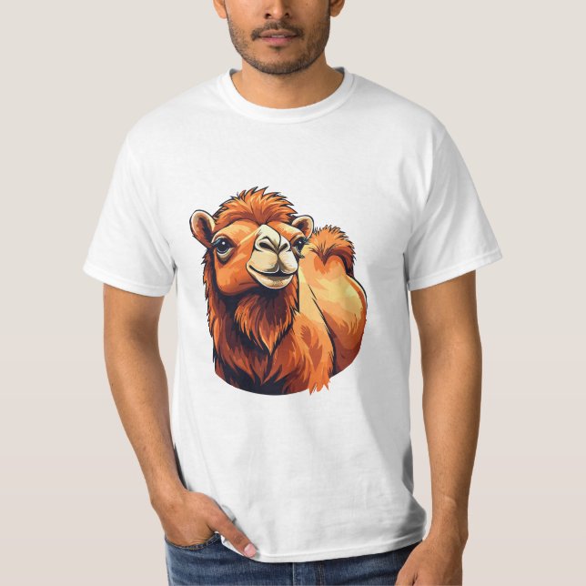 Dromedar-Kamelkopf T-Shirt (Vorderseite)