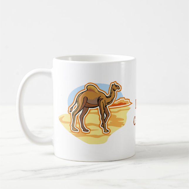 Dromedary Camel-Tasse - Text optional Kaffeetasse (Links)