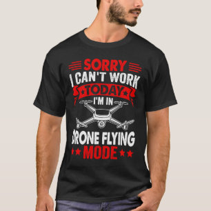Dron-Pilot-Enthusiasten im Flugmodus "Dron" können T-Shirt