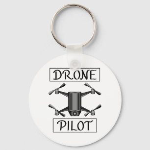 Drone And Drone Pilot Schlüsselanhänger