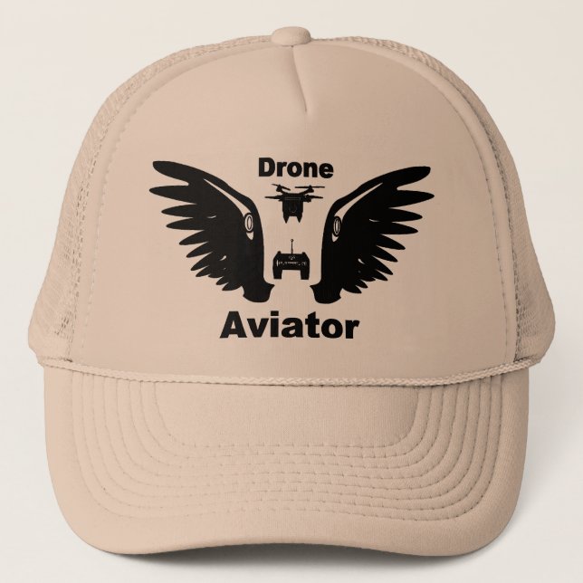 Drone Aviator Hat Truckerkappe (Vorderseite)