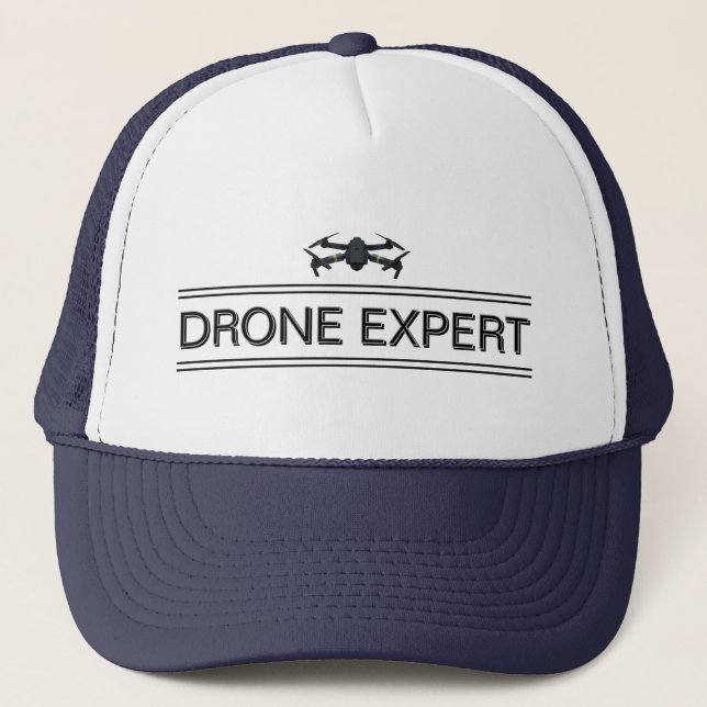 Drone Expert™ Trucker-Mütze Truckerkappe (Vorderseite)