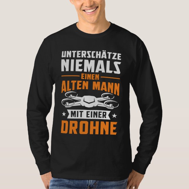 Drone  For Men with FPV Boy Women Copter Multicopt T-Shirt (Vorderseite)