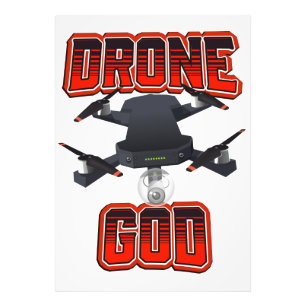 Drone God Logo Fotodruck