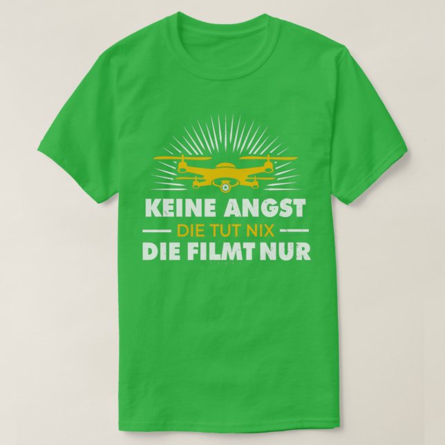 Drone Lustige Sprüche Quadcopter-Geschenk VNeck T-Shirt (Design vorne)