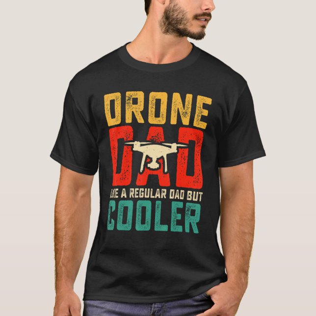 Drone Pilot Dad FPV Drone Camera Video Player Quad T-Shirt (Vorderseite)