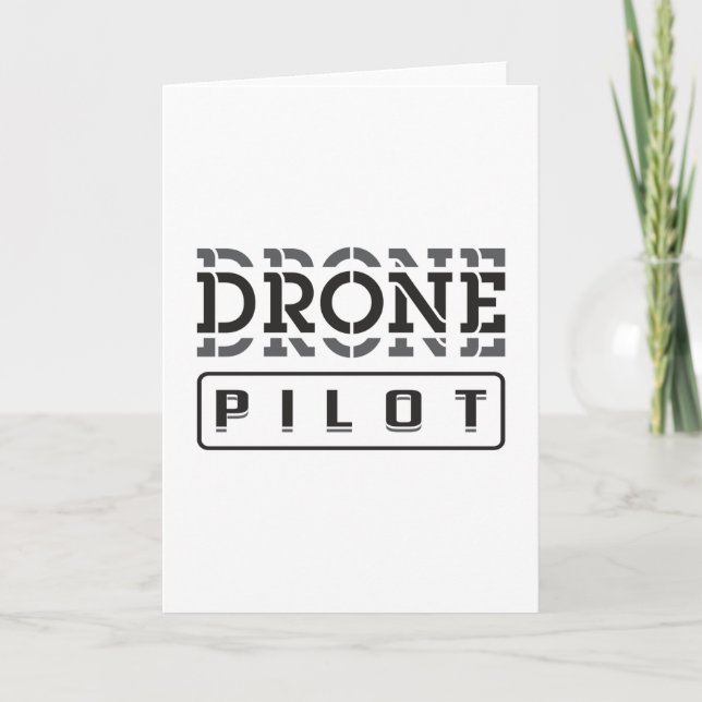 Drone Pilot Quadcopter FPV Drohnen Funny Gift Idea Karte (Vorderseite)