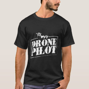 Drone Pilot Quadcopter Master in Action Idee T-Shirt