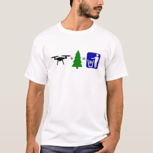 Drone Plus Tree Light-T - Shirt
