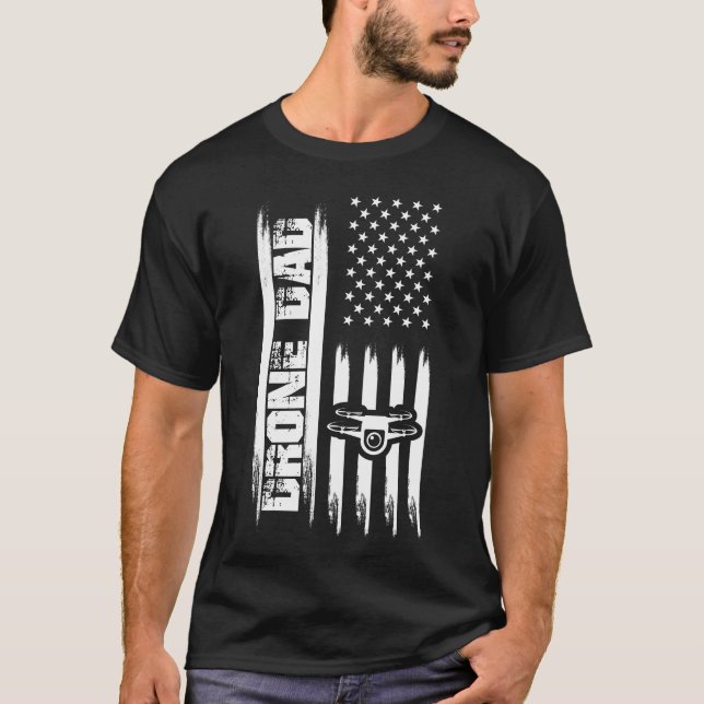 Drone-Vater T-Shirt (Vorderseite)
