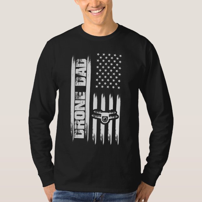 Drone-Vater T-Shirt (Vorderseite)
