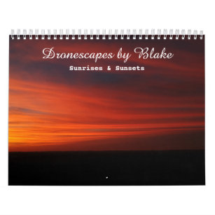 Dronescapes von Blake: Sonnenaufgänge und Sonnenun Kalender