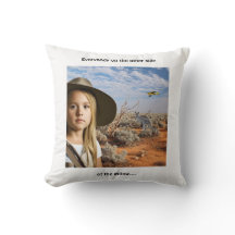 Drongo Line Katherine Clater Kissen