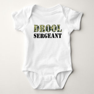 Drool Sergeant Camouflage Baby Baby Strampler