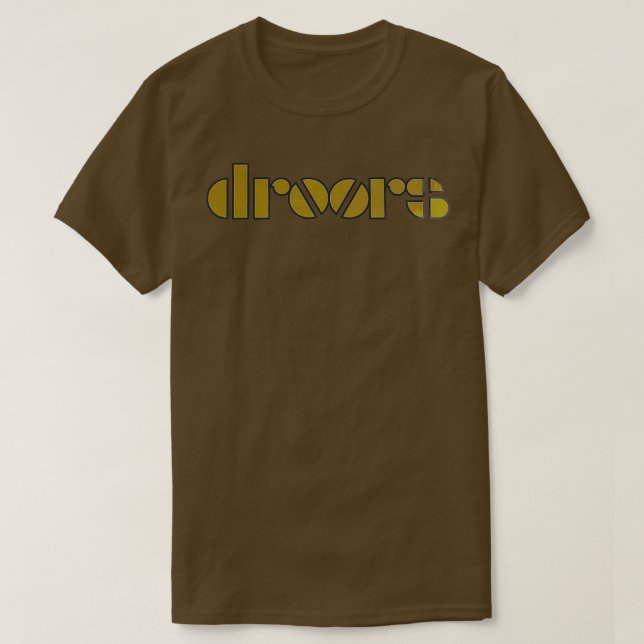 Droors Retro-Skateboarddesign T-Shirt (Design vorne)