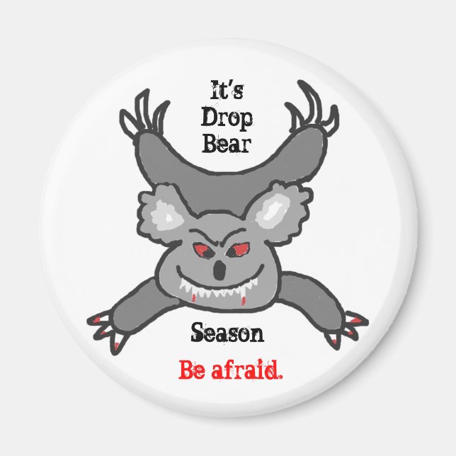 Drop Bear Magnet (Vorne)