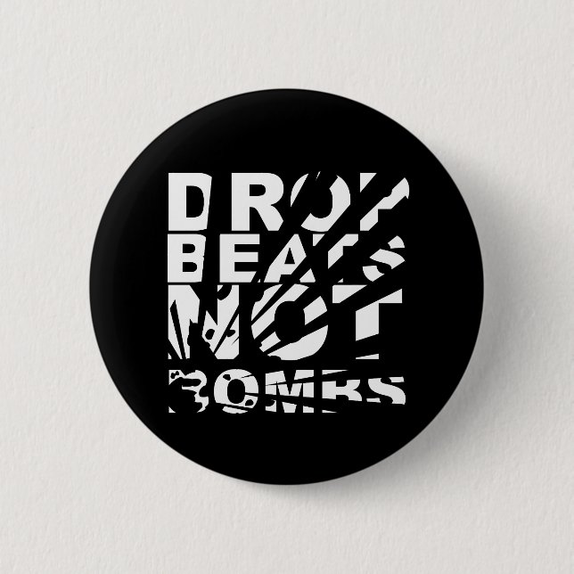 Drop Beats nicht Bomben Explosion Button (Vorderseite)