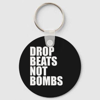 Drop Beats statt Bomben Schlüsselanhänger