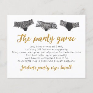 Drop Ihre Hoties Template CARD Bridal Spiel