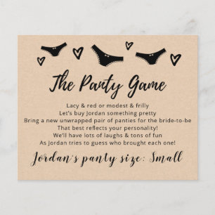 Drop Ihre Hoties Template CARD Bridal Spiel