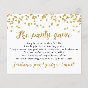 Drop Ihre Hoties Template CARD Bridal Spiel