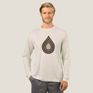 Drop Layered Artwork Tri-Blend-Shirt Tri-Blend Shirt