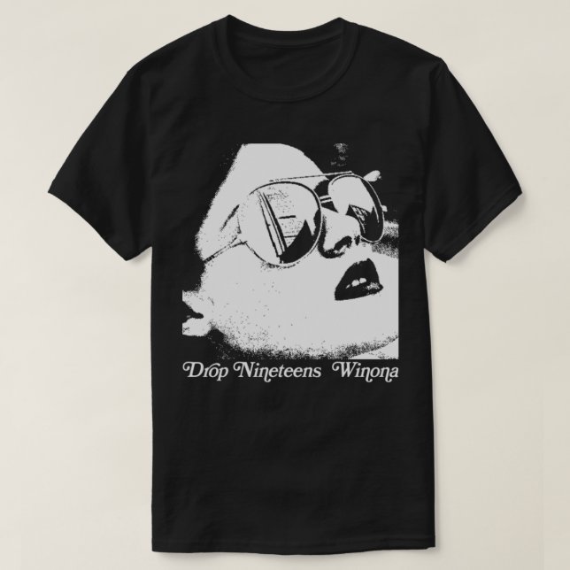 Drop Nineteens Winona 90er Shoegaze Lüfterdesign T-Shirt (Design vorne)