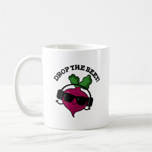 Drop the Beet Funny Music Veggie Pun Kaffeetasse