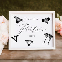 Drop Your Panties Lingerie Brautparty
