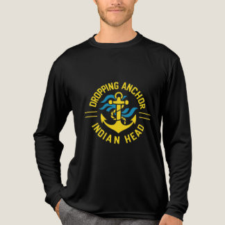 Dropdown Anchor Logo Langleeve Tri-Blend Shirt