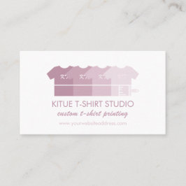 Dropdown Clothing Store Print on Demand Shirt Visitenkarte