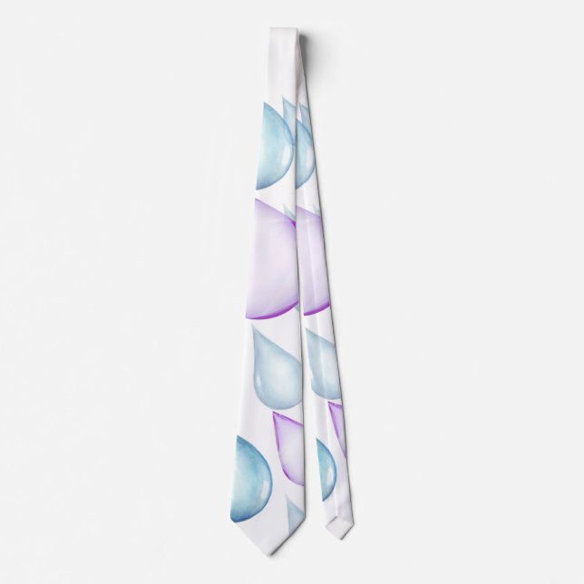 Droplet Design Necktie Krawatte (Vorderseite)