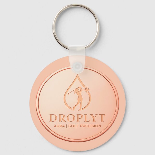 Droplyt Golf Aura Logo Schlüsselanhänger (Vorderseite)