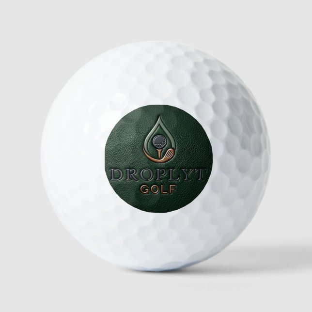 Droplyt Golf Heritage Grün  Golfball (Vorderseite)