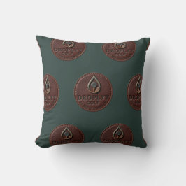 Droplyt Golf Rustic Logo Wurfkissen Kissen