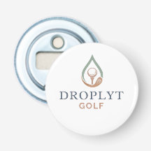 Droplyt Golf Signature Button Bottle Opener