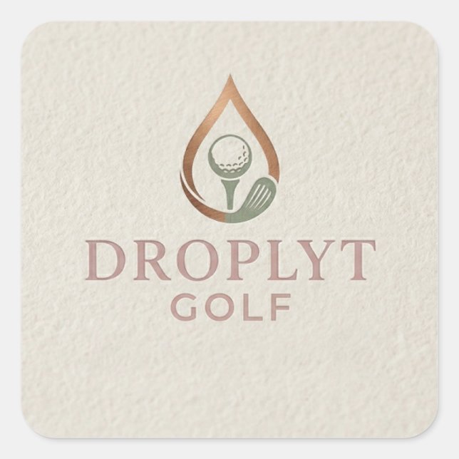 Droplyt Golf Signature Sticker (Vorderseite)
