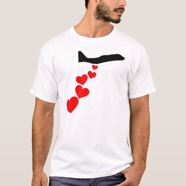 Droppin Liebe-Bomben T-Shirt (Vorderseite)