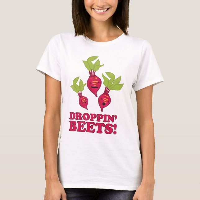 Droppin rote Rüben T-Shirt (Vorderseite)