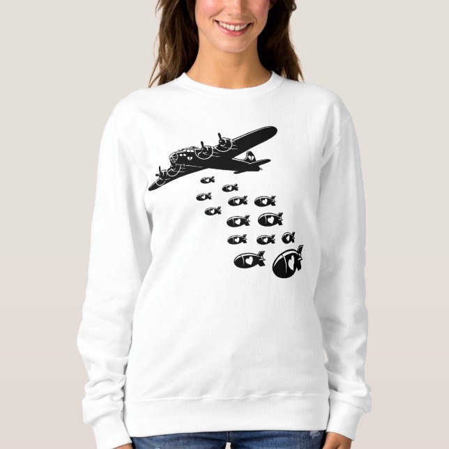 Dropping Love Bombs Sweatshirt (Vorderseite)
