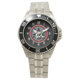 Drops-Kreis des Chemieingenieurs Armbanduhr